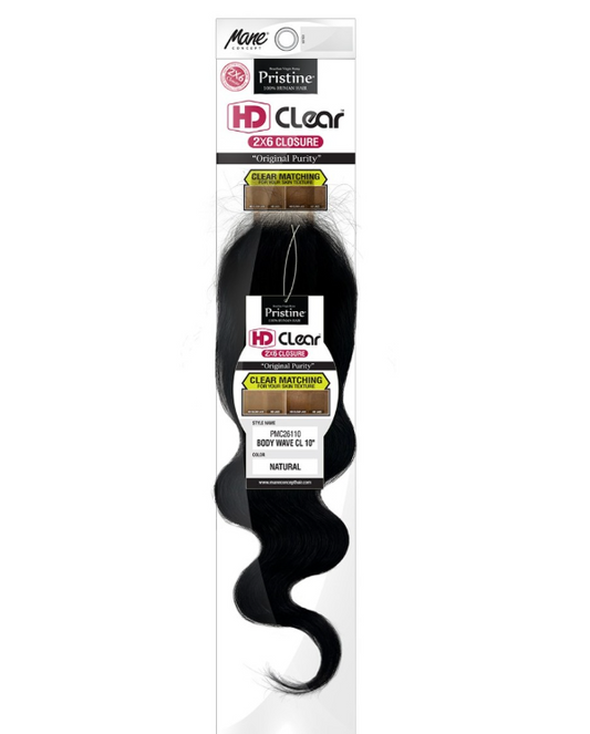 PRISTINE 2X6 HD BODYWAVE NATURAL BLACK