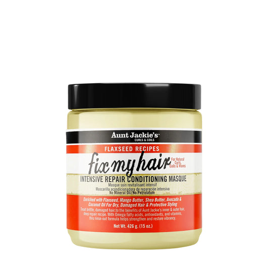 AUNT JACKIES FLAXSEED FIX MY HAIR MASK 15OZ
