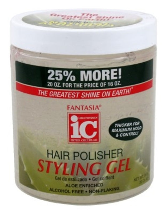 IC FANTASIA HAIR POLISHER STYLING GEL 20oz