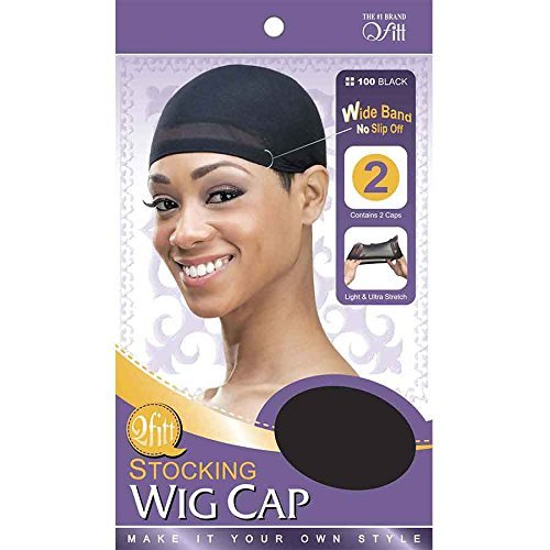QFITT WIG CAP  BLACK