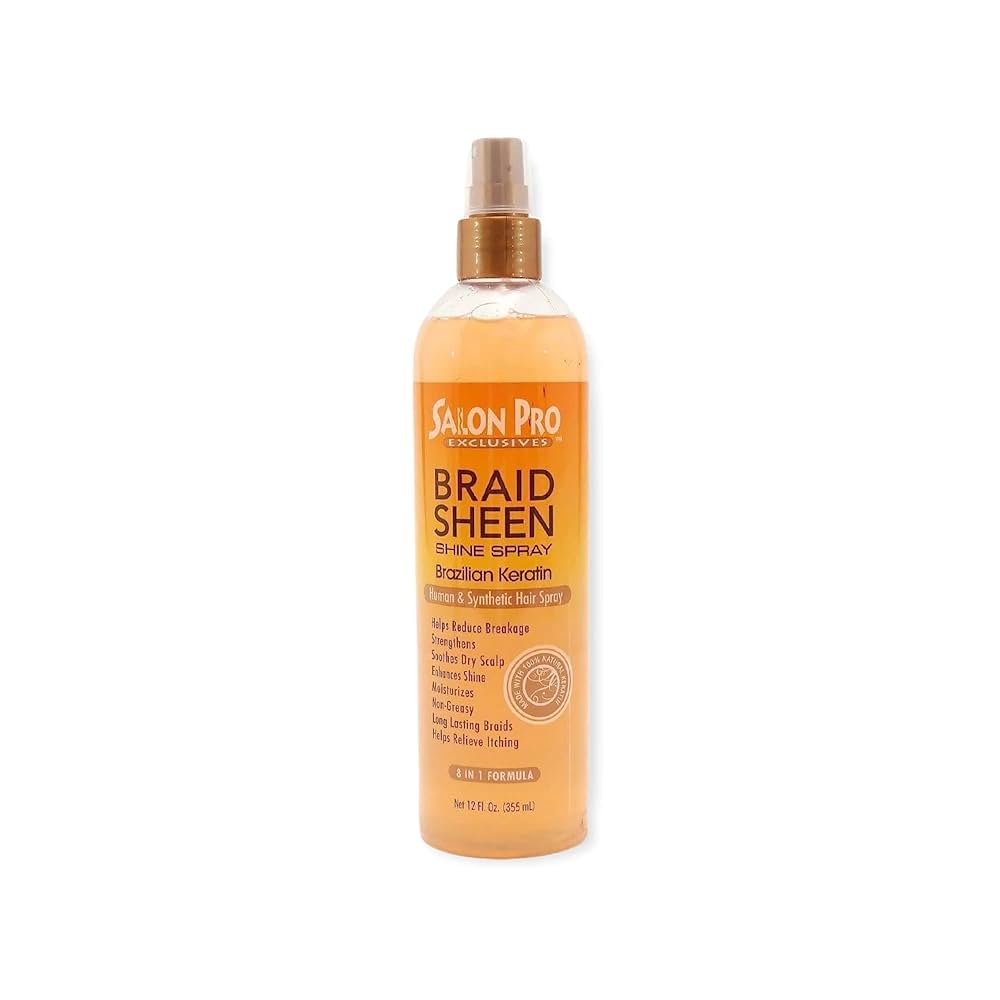 SALON PRO BRAID SHEEN ARGON OIL12oz