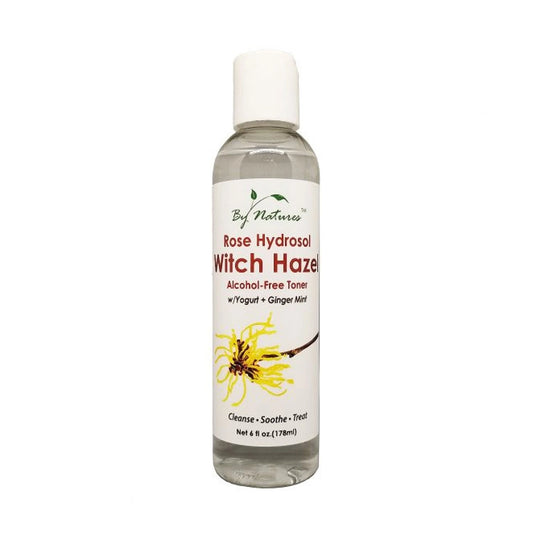 BY NATURES ROSE HYDROSOL WITCH HAZEL 6 FL OZ