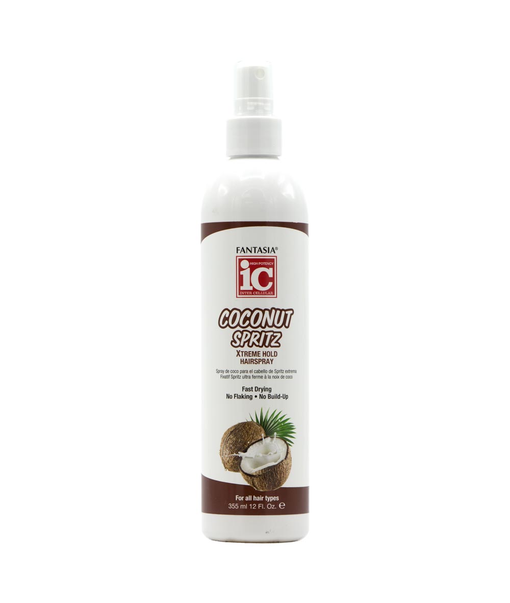 IC FANTASIA COCONUT SPRITZ XTREME HOLD HAIRSPRAY 12oz