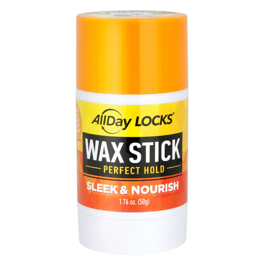 AllDay Locks Wax Stick - Hair Styling Edge Control Slick Stick, Strong Hold - 1.76 oz
