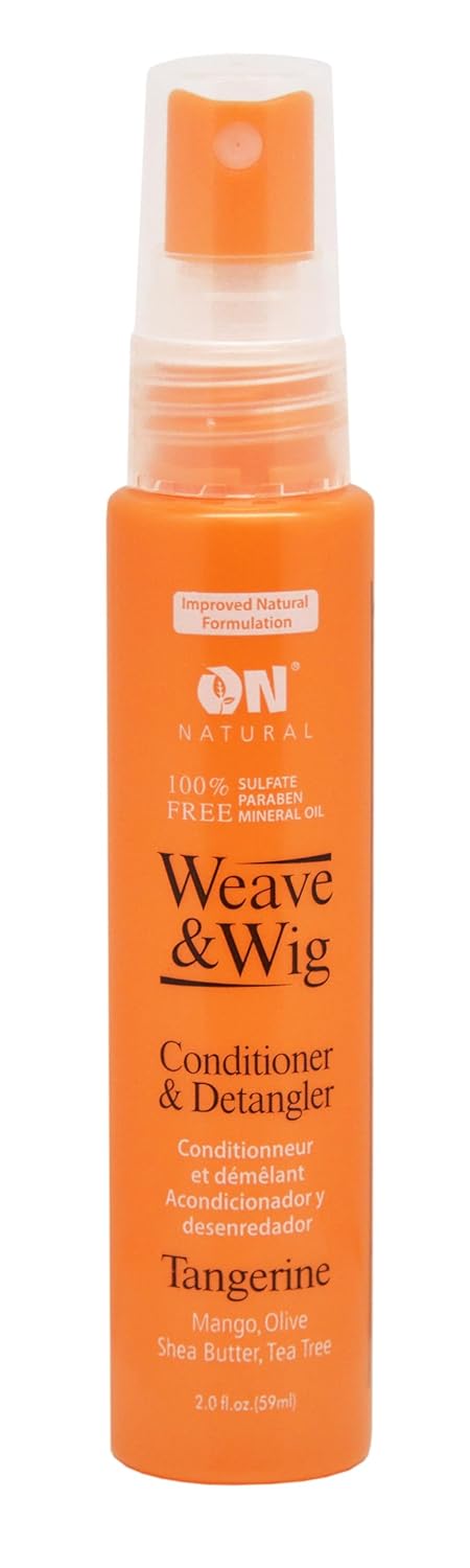 ON NATURAL WEAVE & WIG DETANGLER - TANGERINE 2 OZ