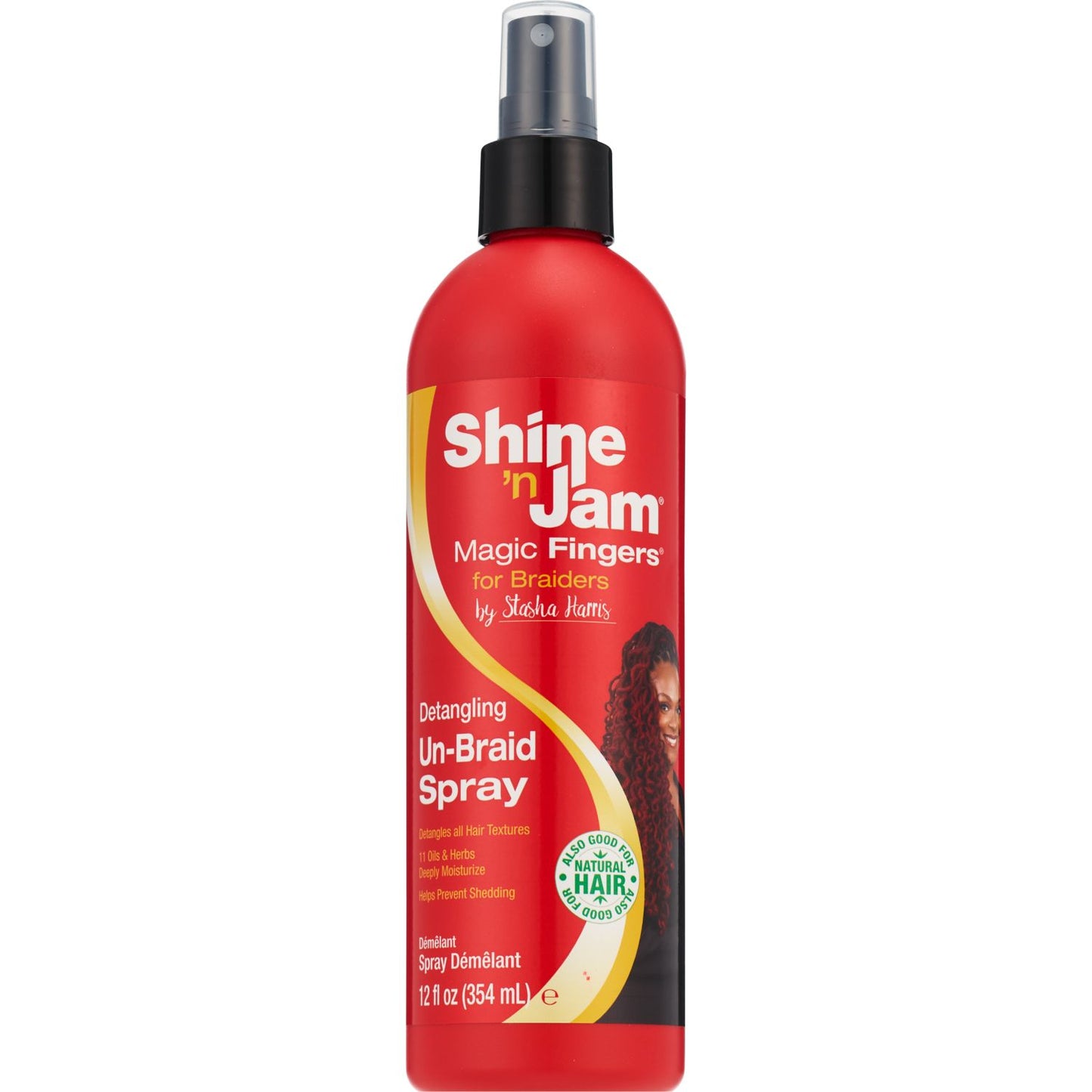 AMPRO SHINE N JAM MAGIC FINGERS UNBRAID SPRAY 12OZ