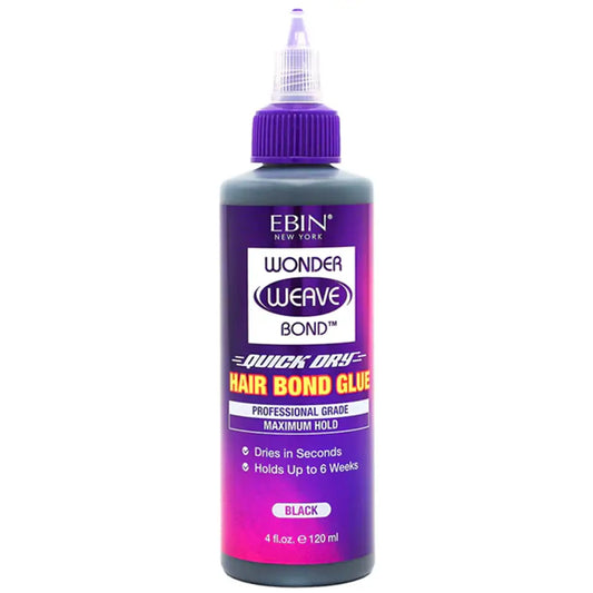 WONDER WEAVE BOND HAIR BOND GLUE BLACK 4OZ