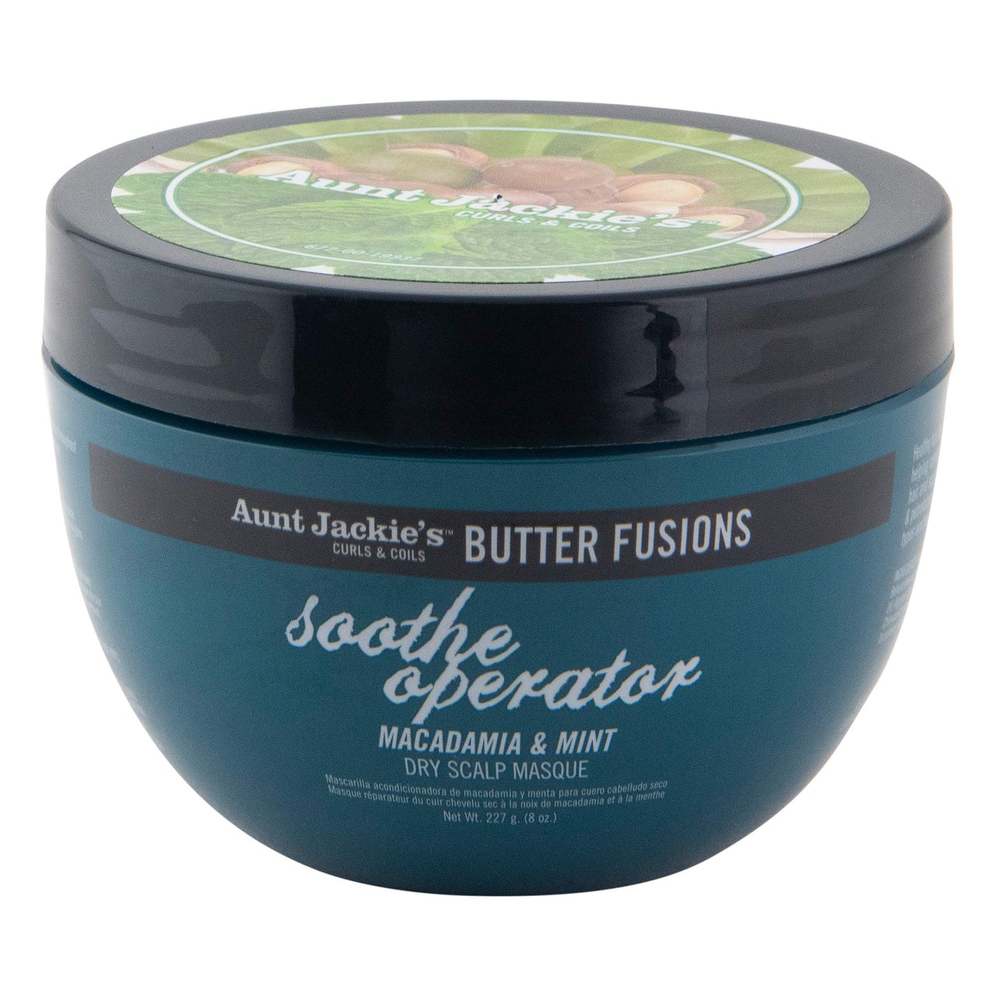 AUNT JACKIES MASQUE MACADAMIA MINT DRY SCALP 8OZ