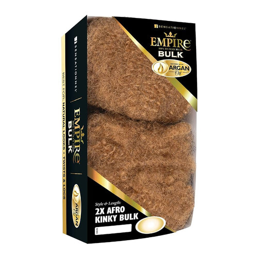 EMPIRE HUMAN HAIR 2X AFRO KINKY BULK 12"