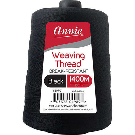 ANNIE WEAVING THREAD 1400M BLACK