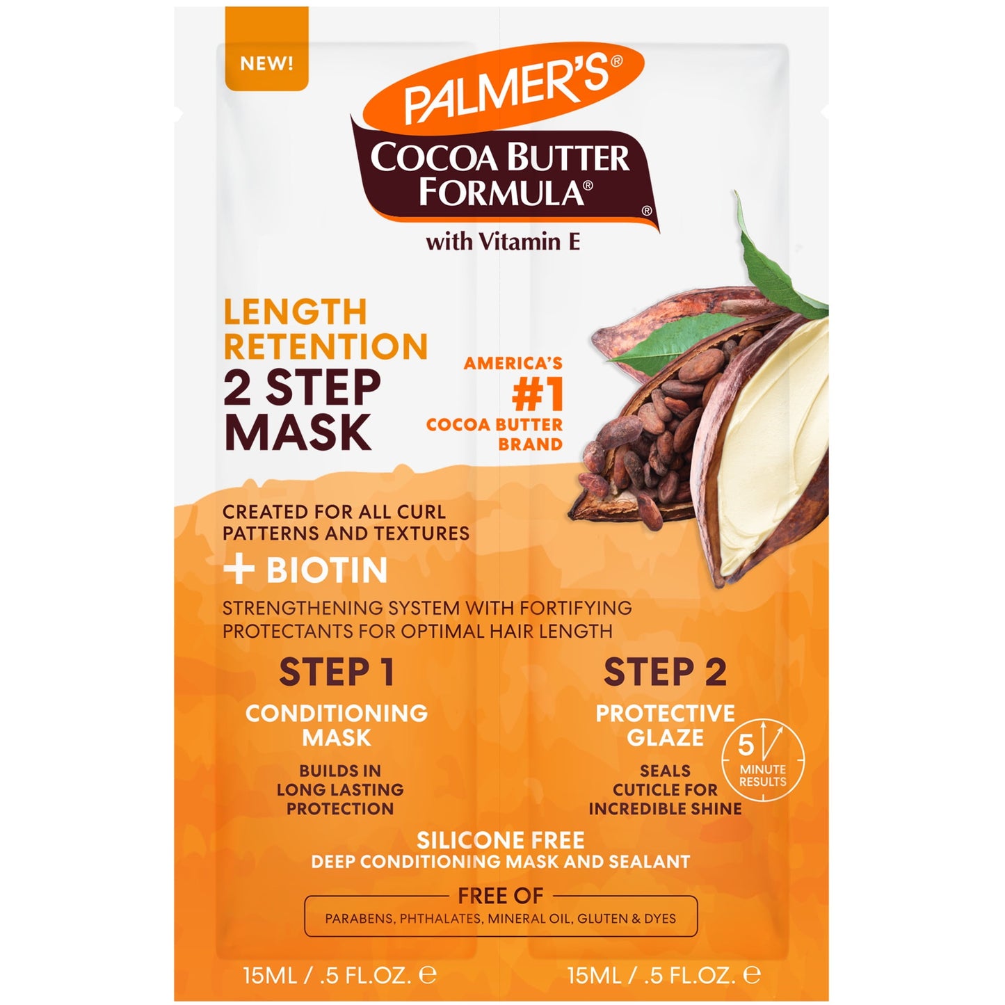 Palmer’s Cocoa Butter & Biotin 2-Step Hair Mask