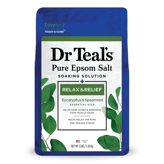 DR TEALSW/EUCALYPTUS & SPEARMINT PURE EPSOM SALT SOAK 3LBS