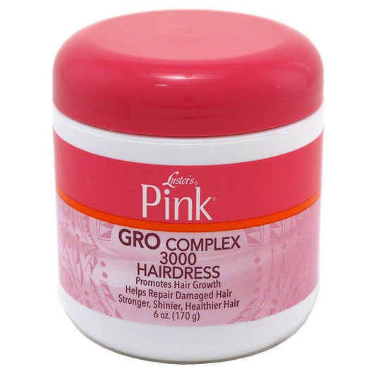 LUSTER PINK GROCOMPLEX 3000 CREAM HAIR DRESS 6 OZ