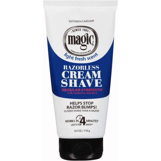 MAGIC RAZORLESS CREAM SHAVE BLUE