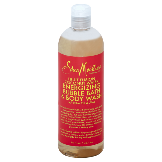 SHEA MOISTURE BUBBLE BATH AND BODY WASH 16OZ