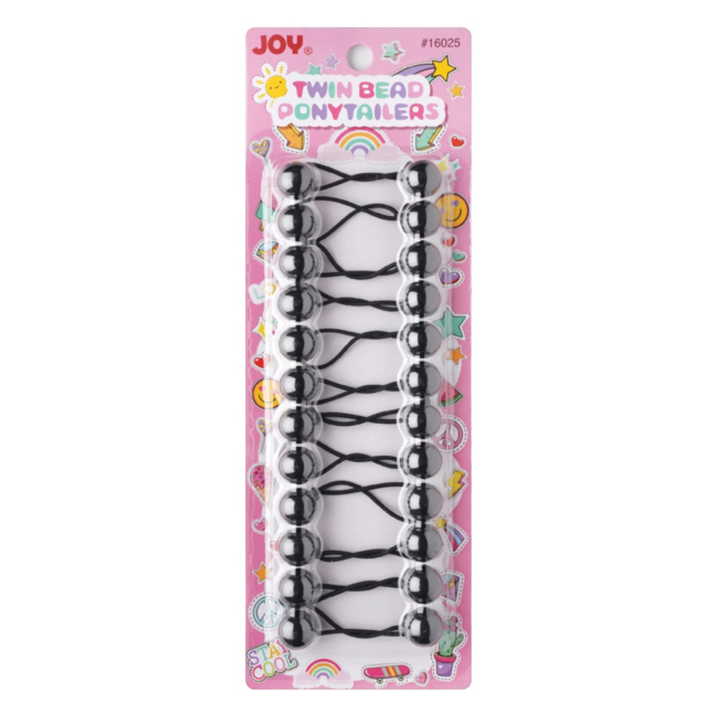 Joy Twin Beads Ponytailers 16mm – Classic Collection