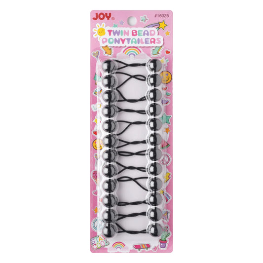 Joy Twin Beads Ponytailers 16mm – Classic Collection