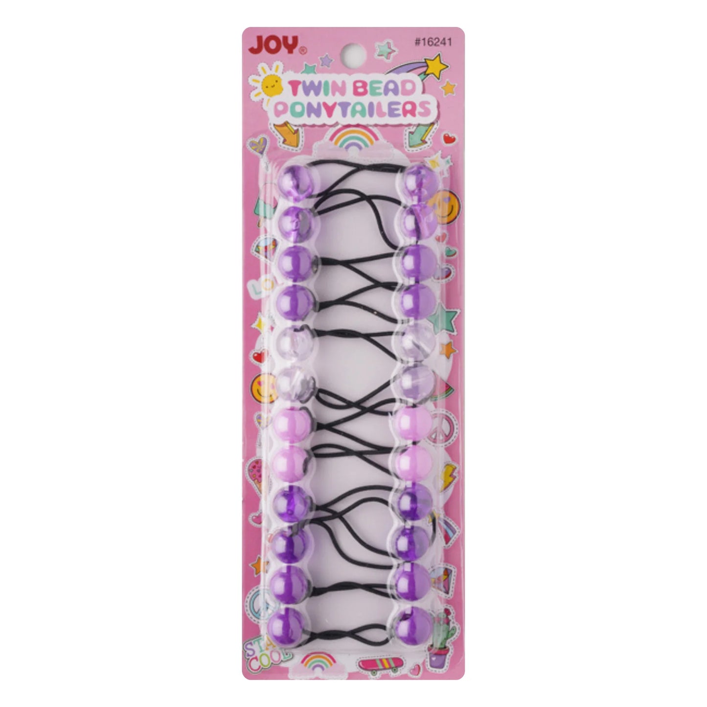 Joy Twin Beads Ponytailers 16mm – Classic Collection