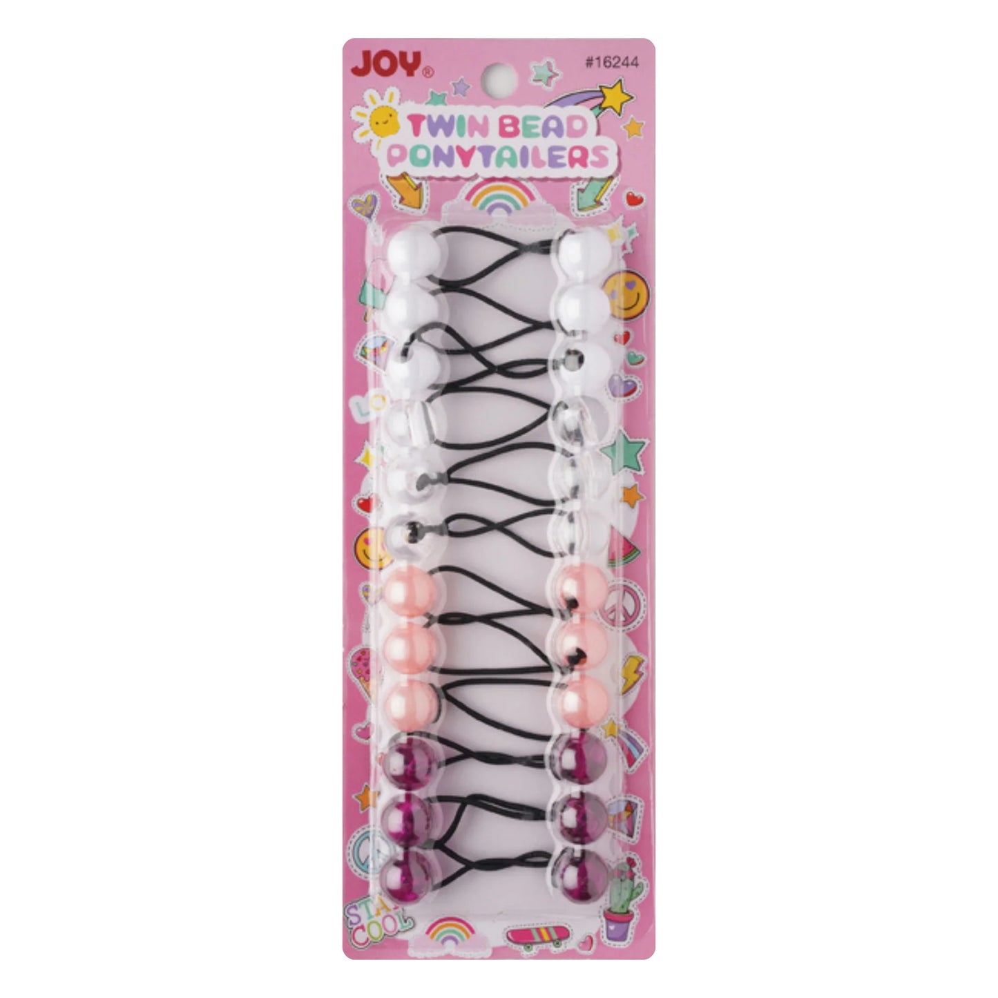 Joy Twin Beads Ponytailers 16mm – Classic Collection