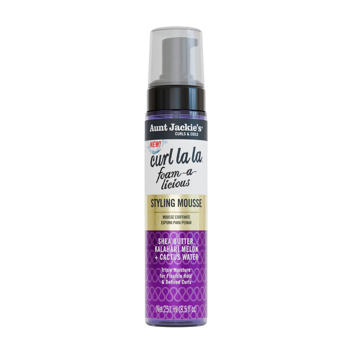 Aunt Jackie's Curl lala foam mousse 8.5oz