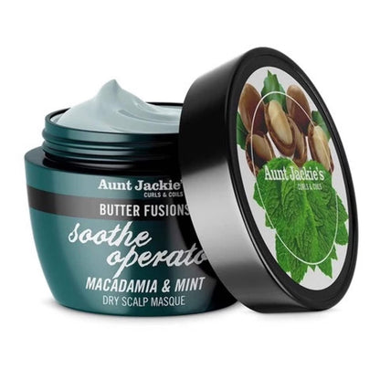 AUNT JACKIES MASQUE MACADAMIA MINT DRY SCALP 8OZ