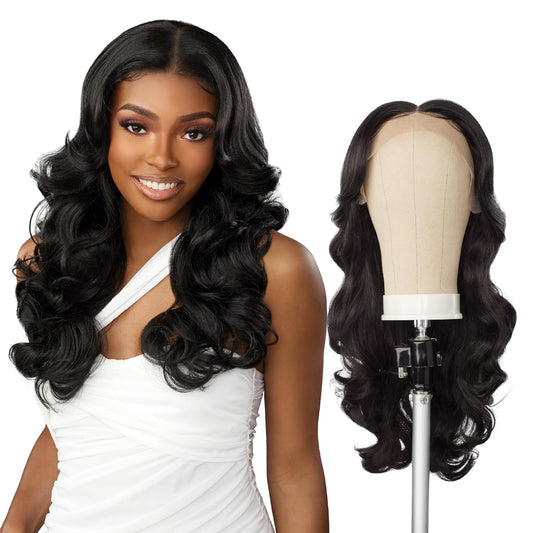 BUTTA LACE HUMAN HAIR BLEND VOLUME CURL 22″