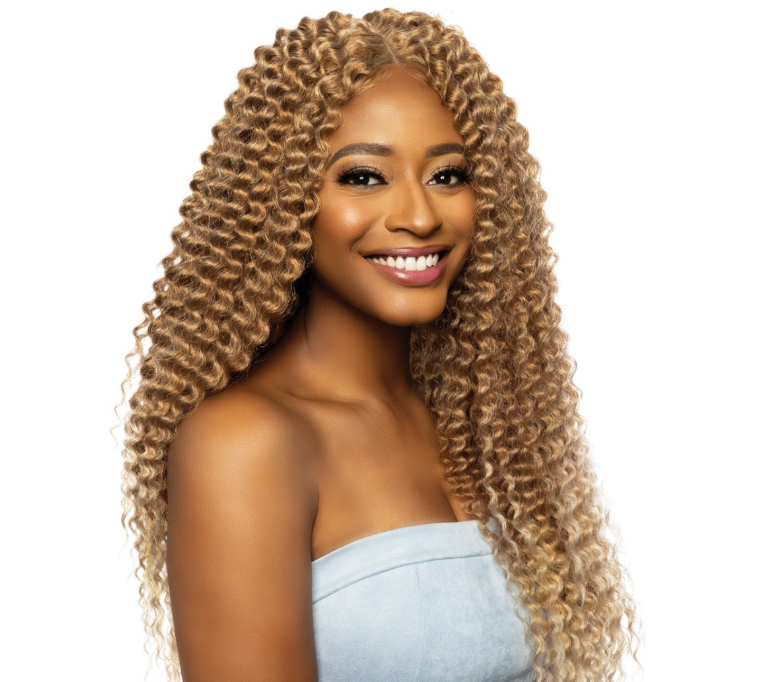 BROWN SUGAR HUMAN BLEND WIG BUTTERFLY