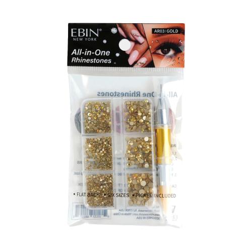 EBIN ALL IN ONE RHINESTONE GOLD