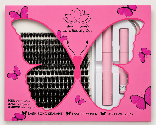 LaraBeauty Co. Cluster Lashes Butterfly Pack