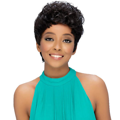Vivica’s Natural Brazilian Remi Human Hair Wig Vivid