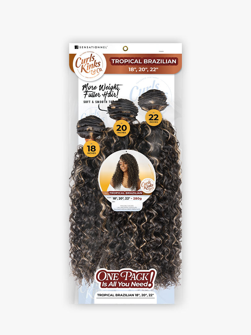 CURLS KINKS & CO MULTI TROPICAL 18"20"22"