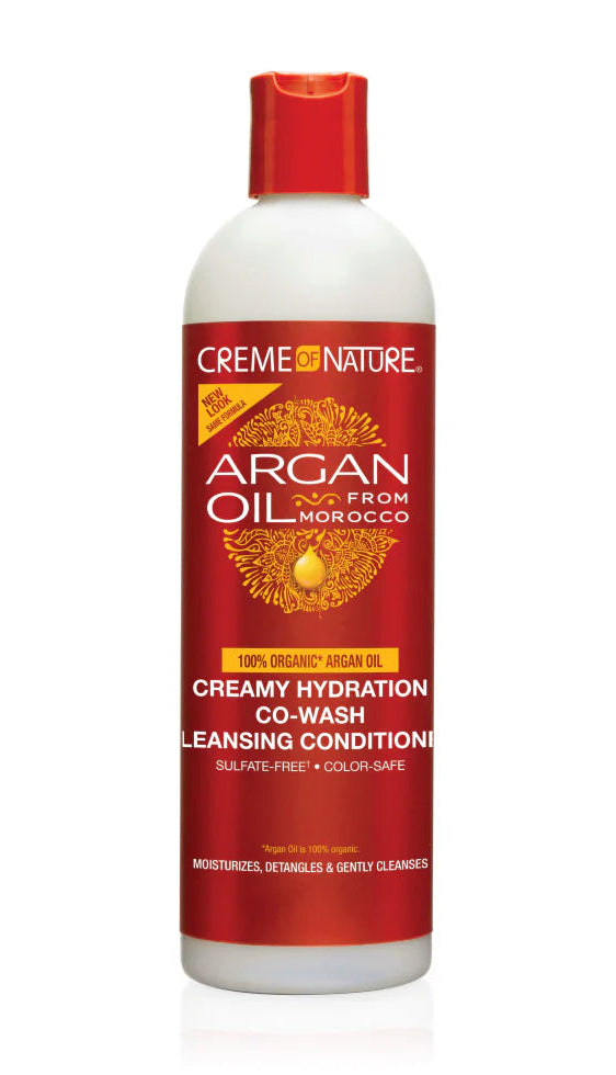 CREME OF NATURE ARGON OIL CO-WASH 12OZ