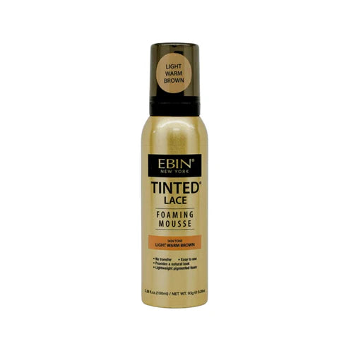 EBIN TINTED LACE FOAMING MOUSSE 3.38OZ LT WARM BROWN