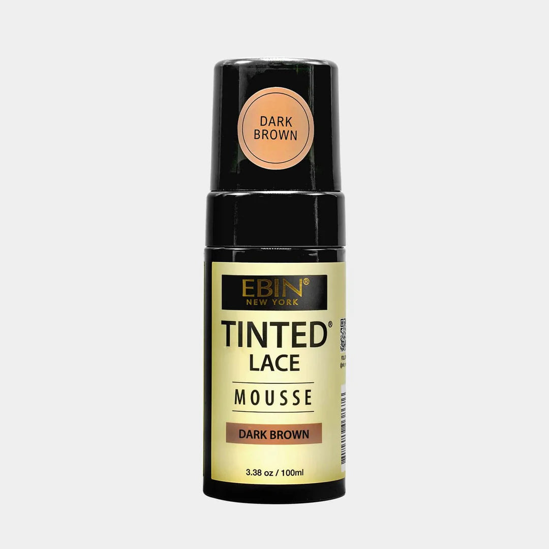 EBIN TINTED LACE MOUSSE DARK BROWN 100ML