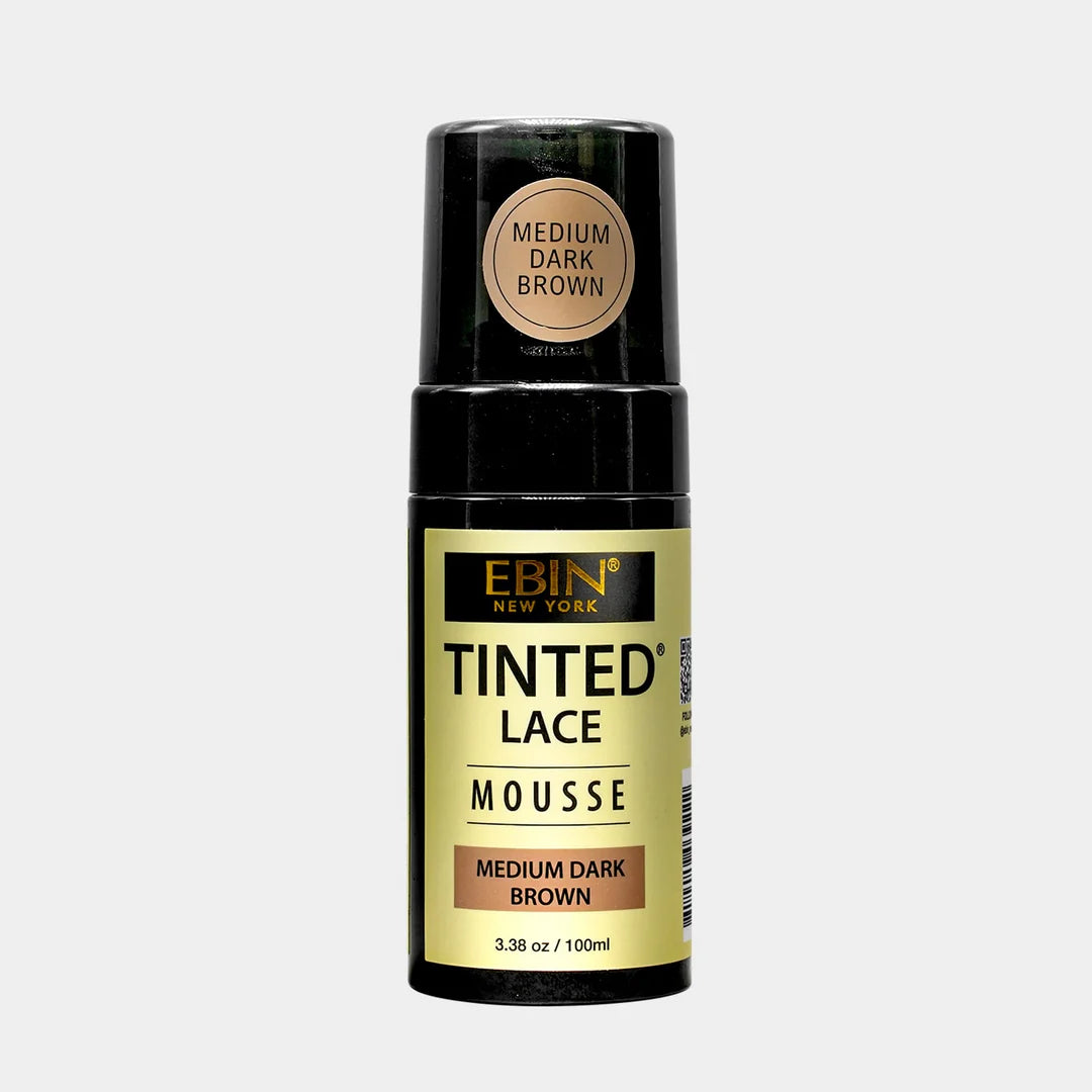 EBIN TINTED LACE MOUSSE MEDIUM DARK BROWN 100ML