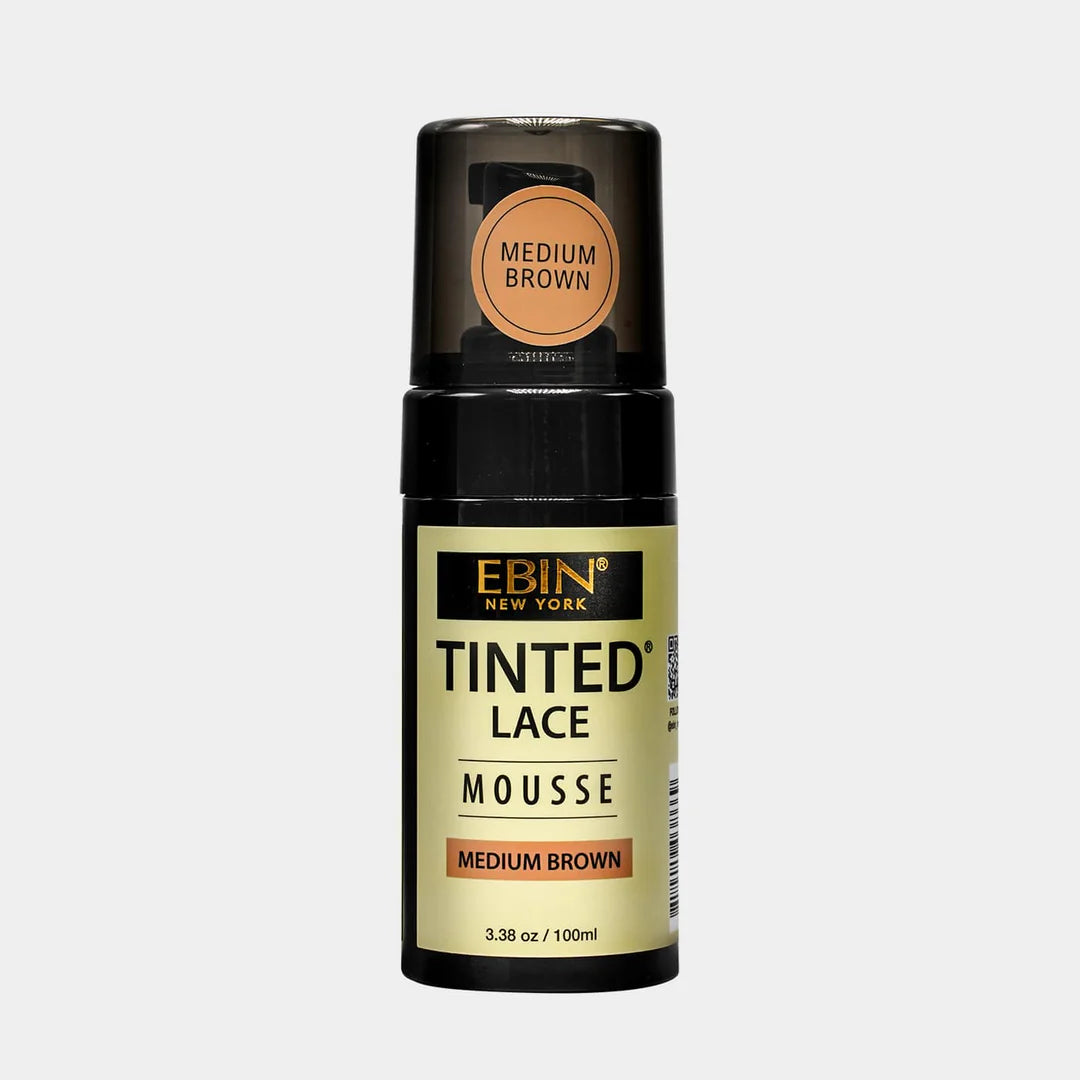 EBIN TINTED LACE MOUSSE MEDIUM BROWN 100ML