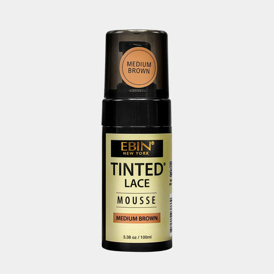 EBIN TINTED LACE MOUSSE MEDIUM BROWN 100ML