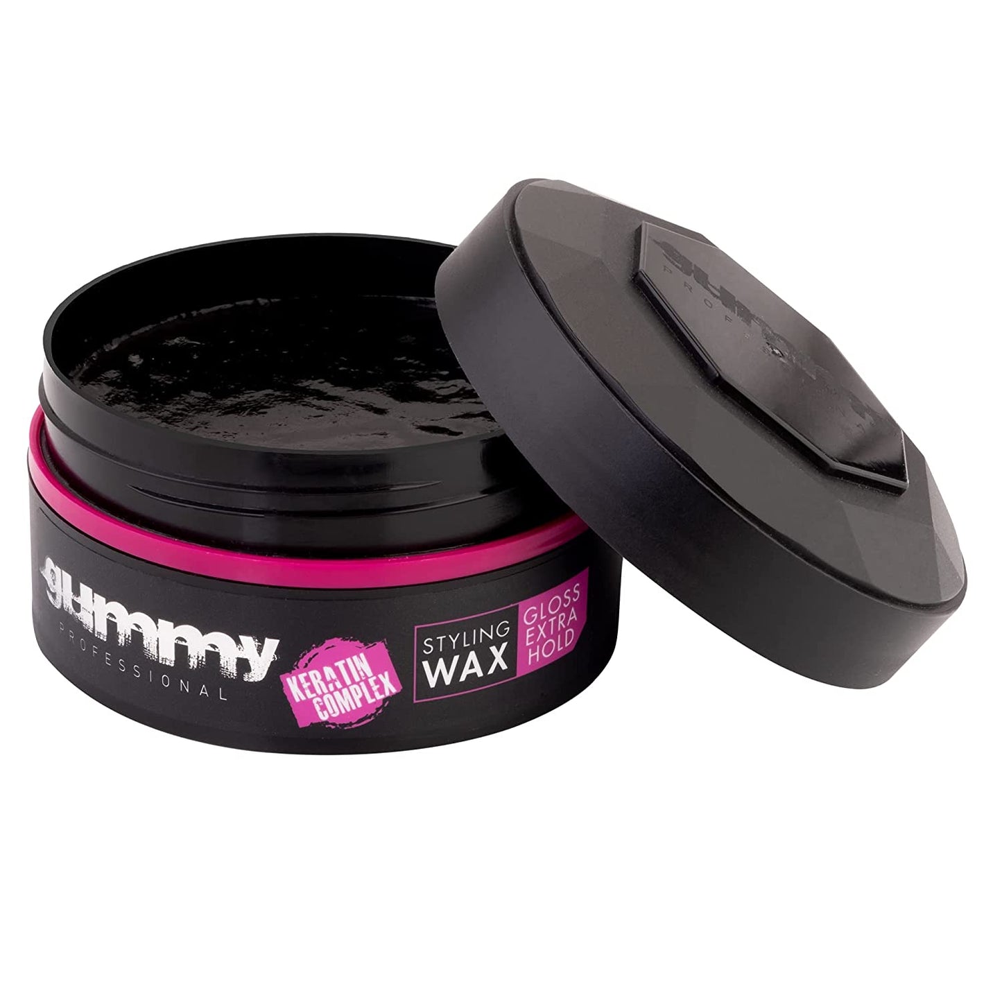 GUMMY HAIR STYLING WAX 5 OZ - EXTRA GLOSS (PINK)