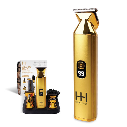 Hot & Hotter All-In-One Cordless Grooming Trimmer Kit, 1 Count, Gold