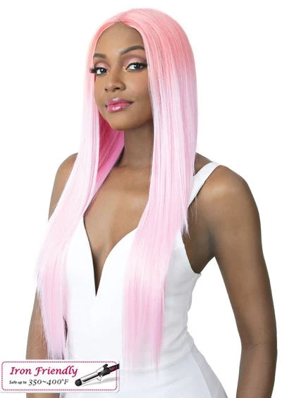 IT'S A WIG! UNICORN STRAIGHT WIG PINK
