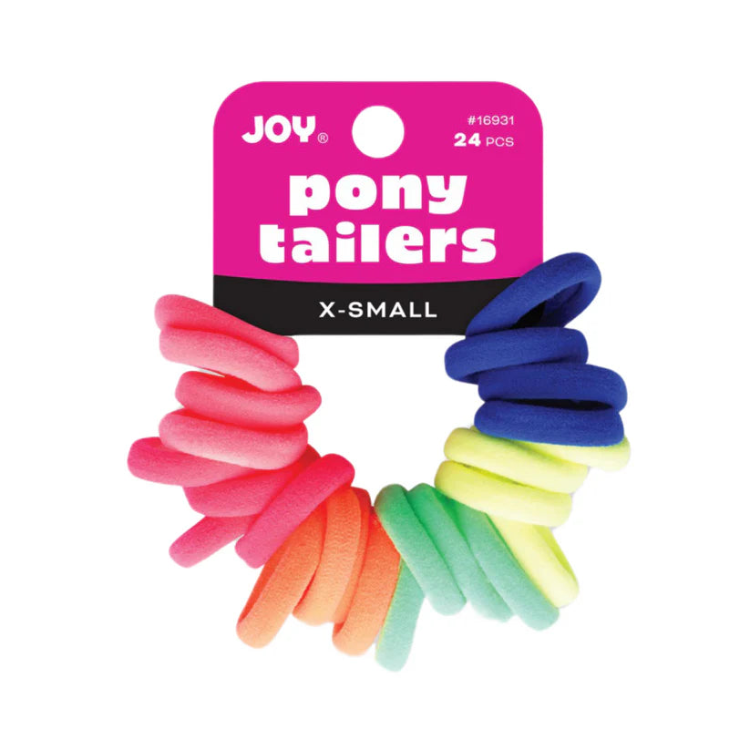 Joy X-small Assorted Ponytailers 24pcs