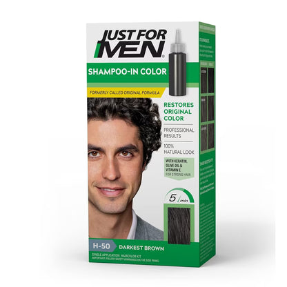 Just For Men Shampoo-In Color Gray Hair Coverage Color