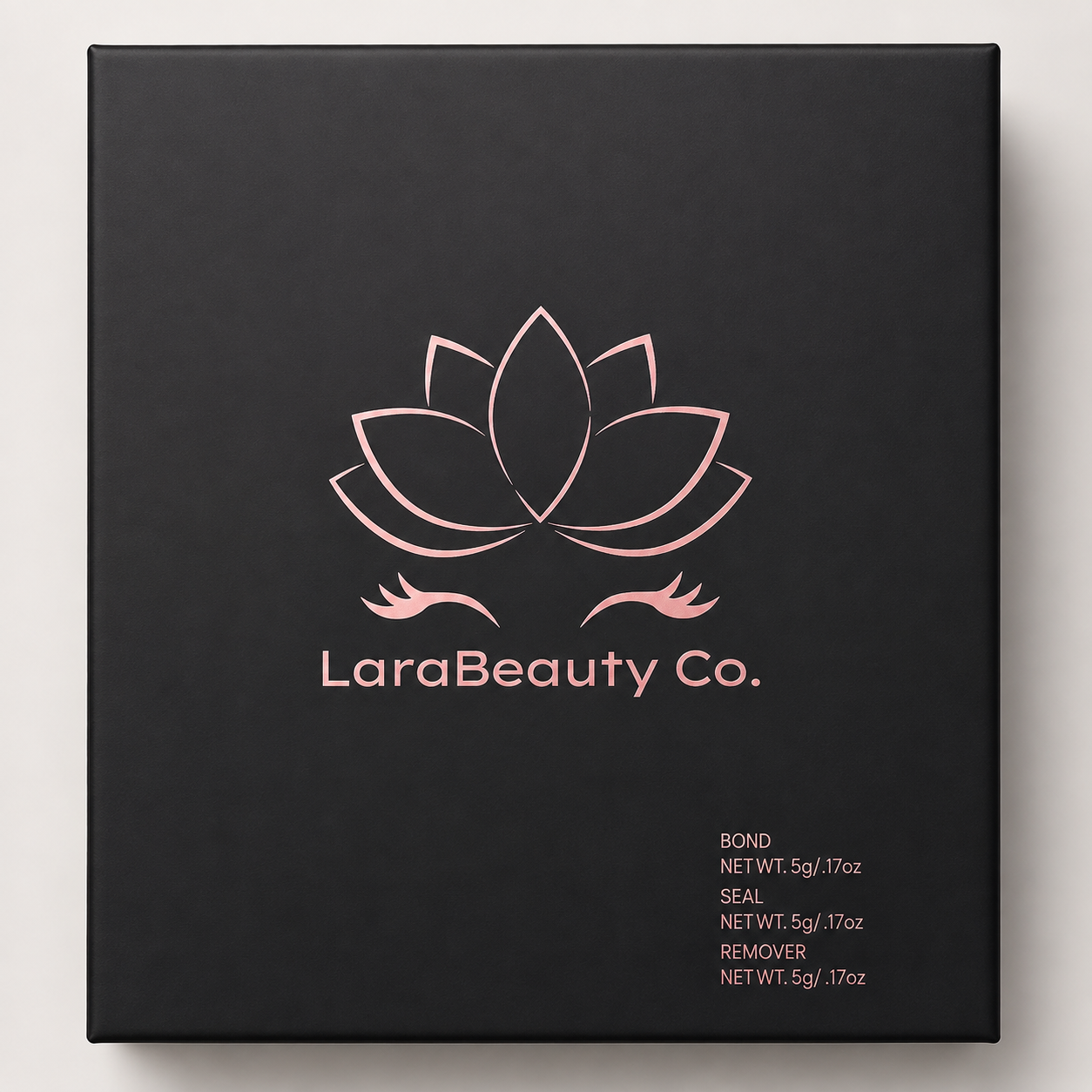 LaraBeauty Co. DIY Lash Clusters Kit |Black Box| Bond, Seal & Remover Included