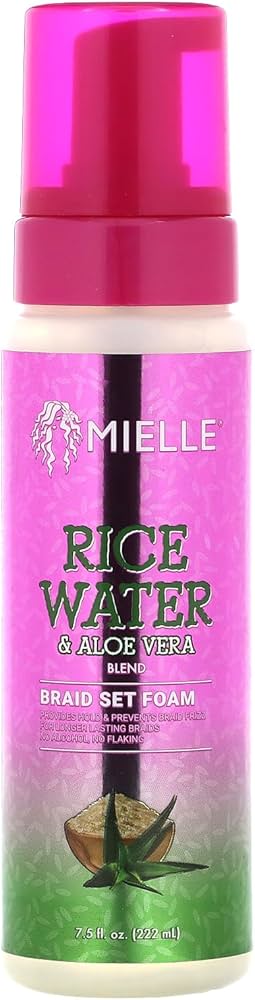 MIELLE RICE WATER ALOE BRAID FOAM MOUSSE