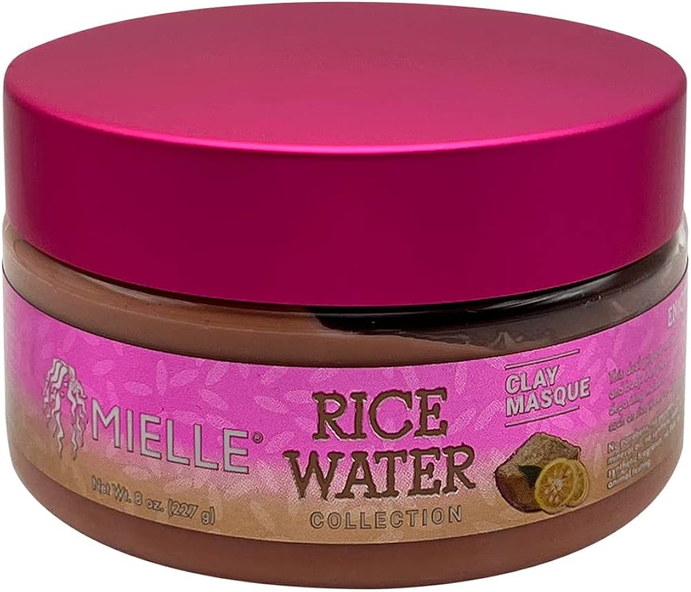MIELLE RICE WATER CLAY MASK 8OZ