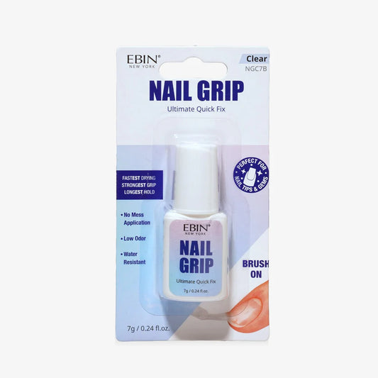 EBIN NAIL GRIP CLEAR BRUSH 7G