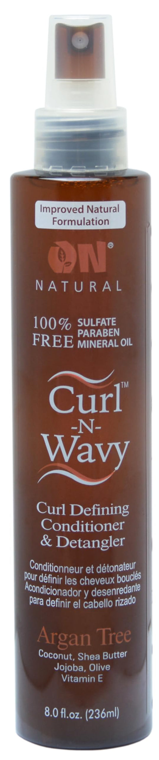 ON NATURAL CURL DEFINING CONDITIONER AND DETANGLER 8 OZ