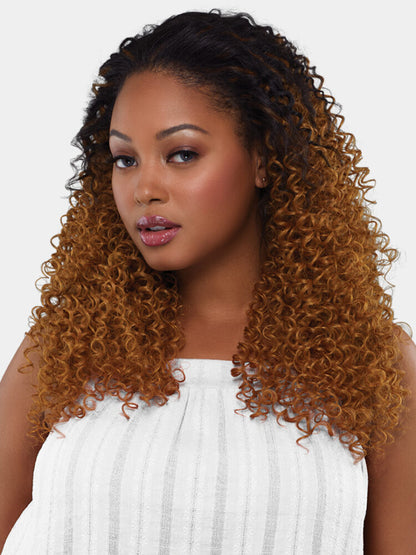 SAEMOSHI HALF WIG BOHEMIAN 22″(BRIE)