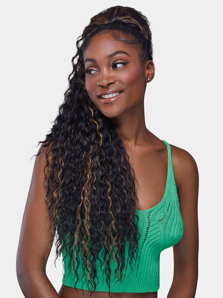 SAEMOSHI PONYTAIL DEEP WAVE 28"