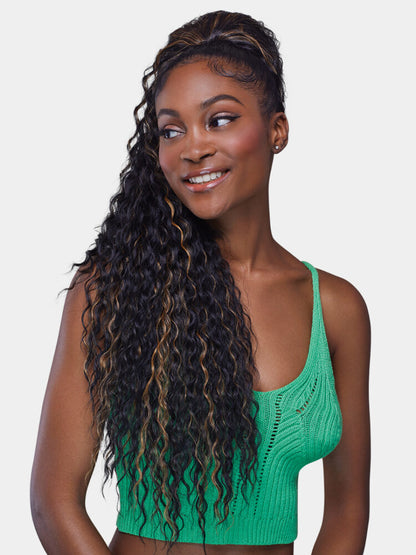 SAEMOSHI PONYTAIL DEEP WAVE 28"